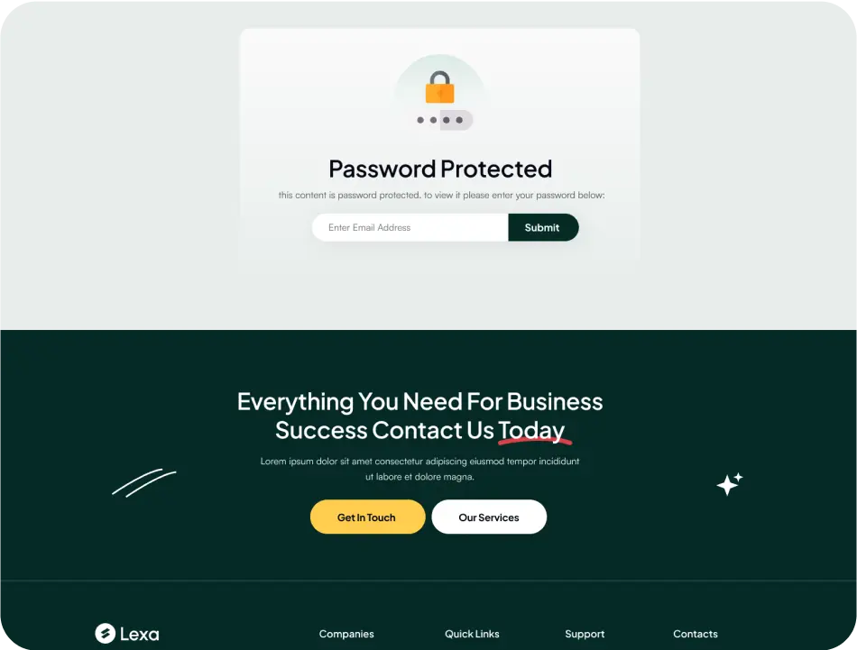 Password Protect