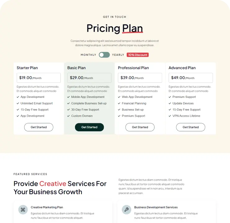 Pricing